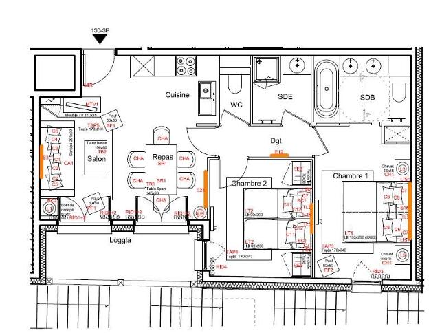 Appartements Carre Blanc - Courchevel 1550