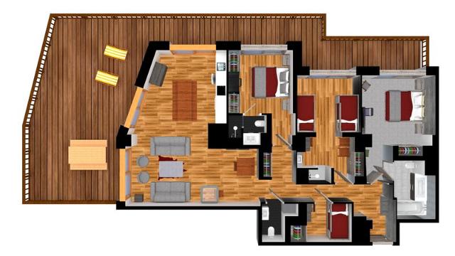 Appartements Aspen Park Lodge - Méribel Centre 1600