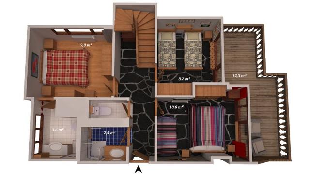 Appartements Le Tetras - Courchevel 1650