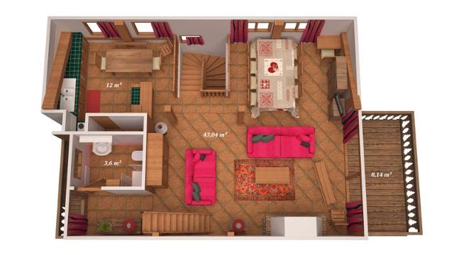 Appartements Le Tetras - Courchevel 1650