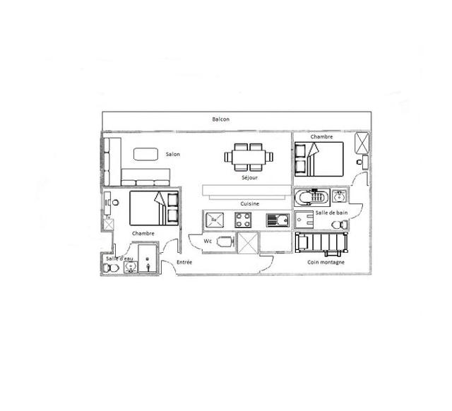 Appartements Les Brimbelles - Méribel Centre 1600