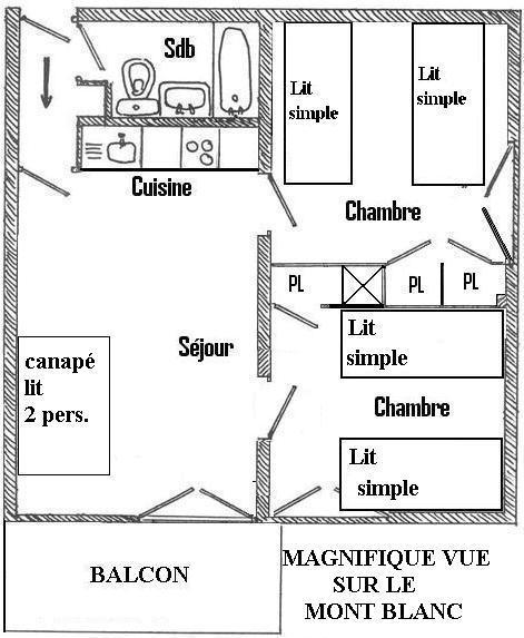 Appartements Le Kilimandjaro - Plagne Centre