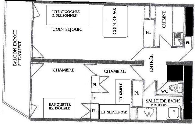 Appartements Diamant N - Plagne - Aime 2000