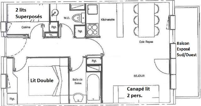 Appartements Le Mont Soleil B - Plagne Soleil