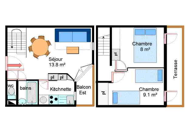 Appartements Chevallier - Val Cenis Lanslevillard