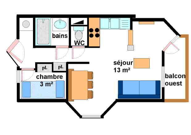 Appartements Burel - Val Cenis Lanslevillard