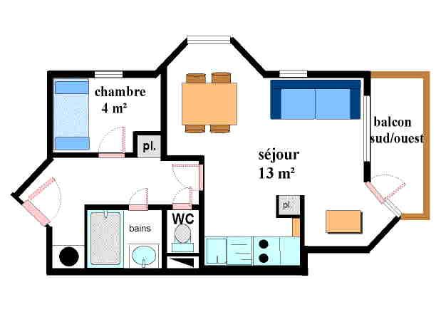 Appartements Burel - Val Cenis Lanslevillard