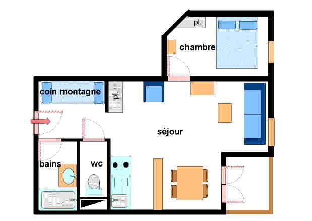 Appartements Sainte Catherine - Val Cenis Lanslevillard