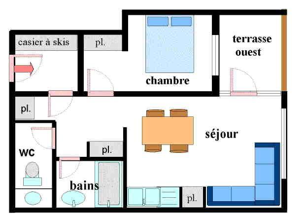 Appartements Cheneviere 2 - Val Cenis Lanslevillard