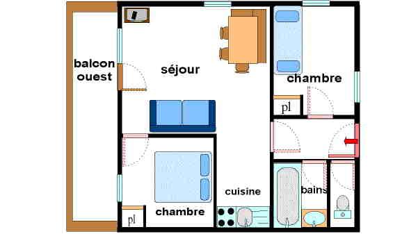 Appartements Valmonts - Val Cenis Lanslebourg