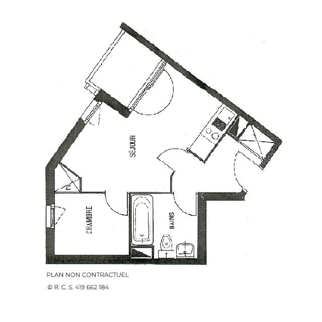 Appartements Gentianesmen - Les Menuires Reberty 1850
