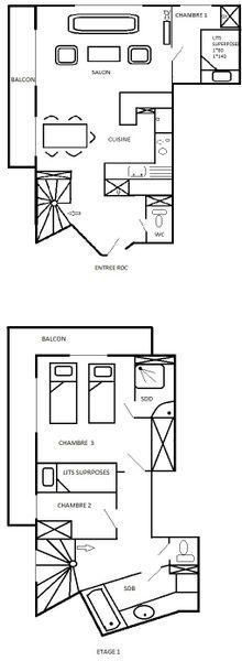 Appartements Eperviere - Méribel Centre 1600