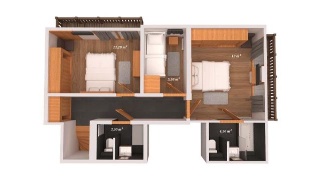 Appartements Aspen Lodge - Courchevel 1650