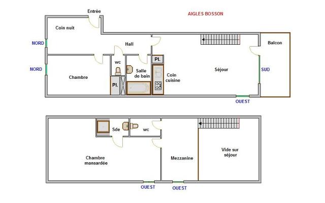 Appartements Aigles I - La Clusaz