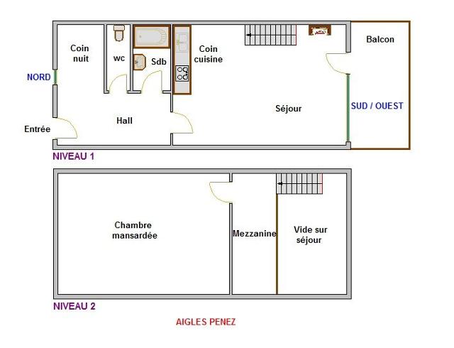 Appartements Aigles I - La Clusaz