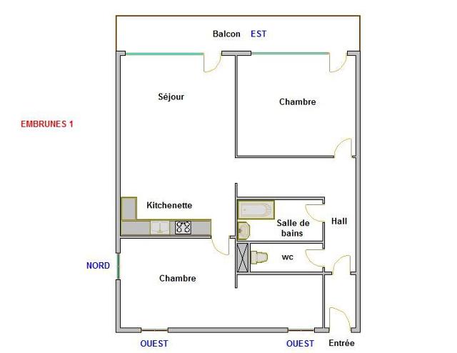 Appartements Embrunes - La Clusaz