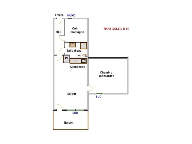 Appartements Nant Soleil B - La Clusaz