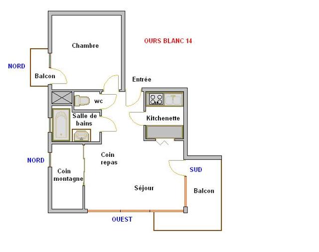 Appartements Ours Blanc - La Clusaz