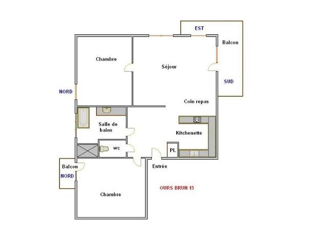 Appartements Ours Brun - La Clusaz
