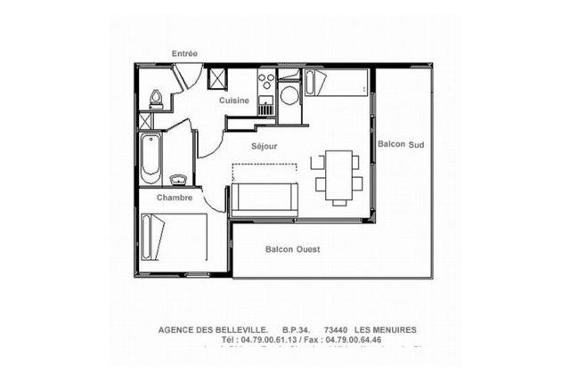 travelski home choice - Flats BELLEVUE - Les Menuires Bruyères