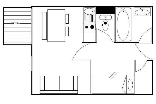 Flats GENTIANES - Les Menuires Reberty 1850