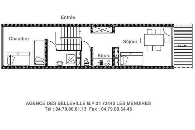 Flats LES LAUZES - Les Menuires Croisette