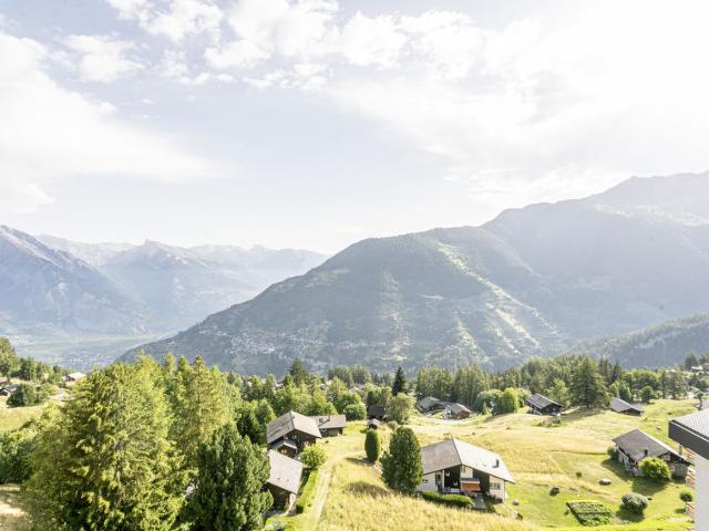 Flat T-Resort La Tzoumaz 2p4 vue vallée - La Tzoumaz