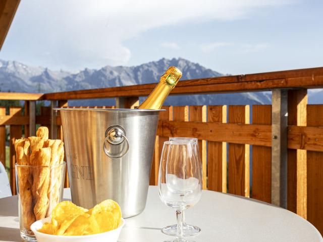 Flat T-Resort La Tzoumaz 2p4 vue vallée - La Tzoumaz