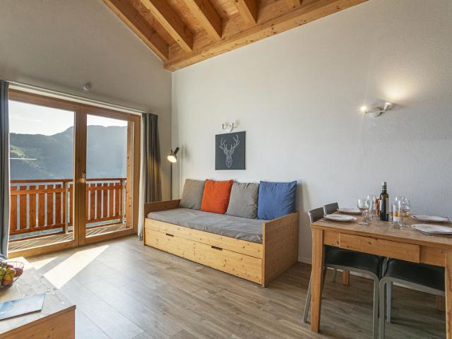 Flat T-Resort La Tzoumaz 2p4 vue vallée - La Tzoumaz