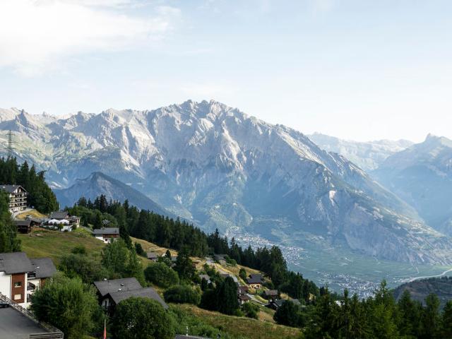 Flat T-Resort La Tzoumaz 2p4 vue vallée - La Tzoumaz