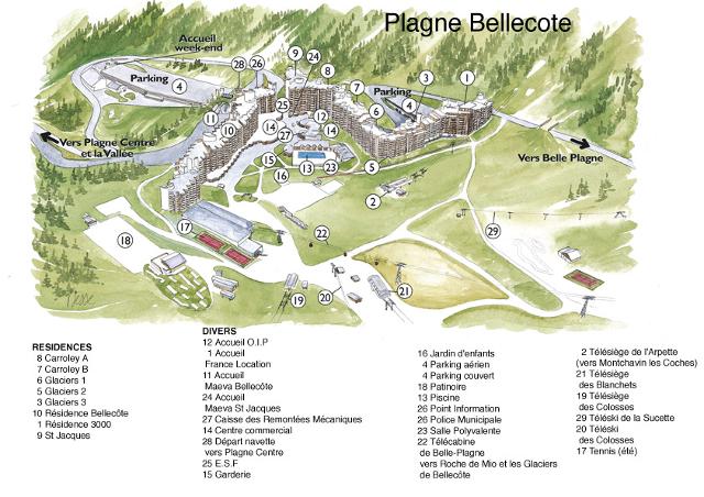 Appartements Les Glaciers - Plagne Bellecôte