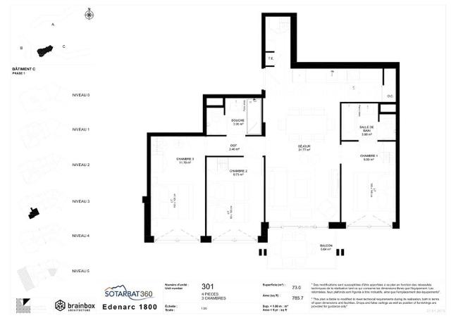 Appartements Les Monarques - Les Arcs 1800