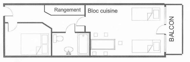 Appartements Le De 4 - Plagne - Les Coches