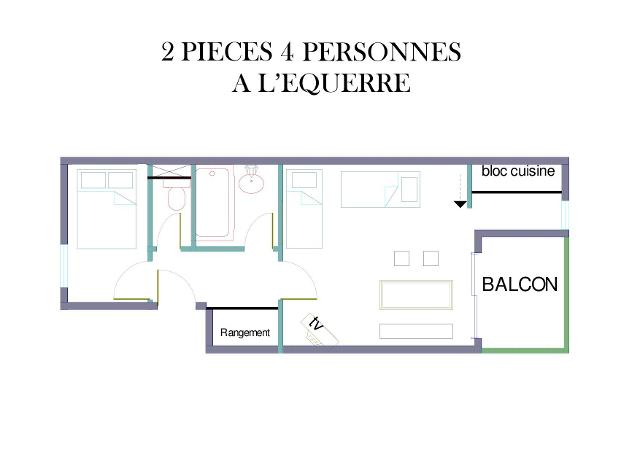 Appartements L'equerre - Plagne - Les Coches