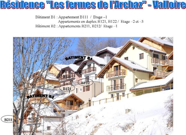 Appartements Les Fermes De L'archaz - Valloire