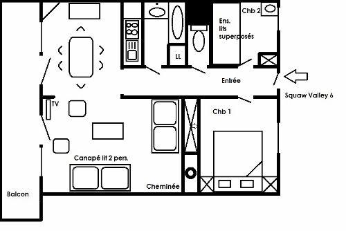 Appartements Squaw Valley - Méribel Centre 1600