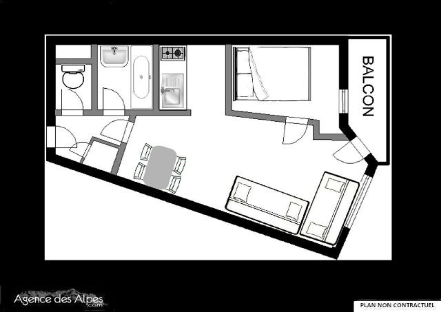 Appartements Boedette - Les Menuires Reberty 1850
