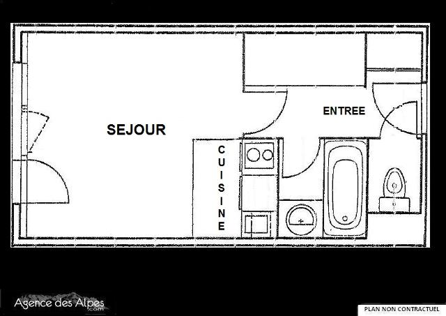 Appartements Boedette - Les Menuires Reberty 1850
