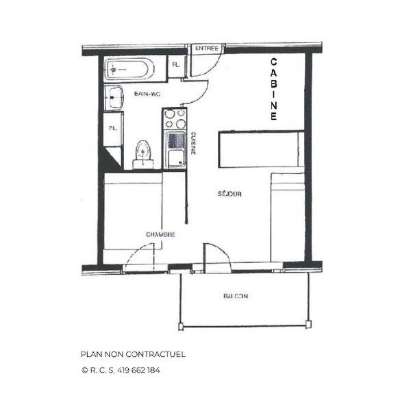 Appartements Necou - Les Menuires Reberty 2000