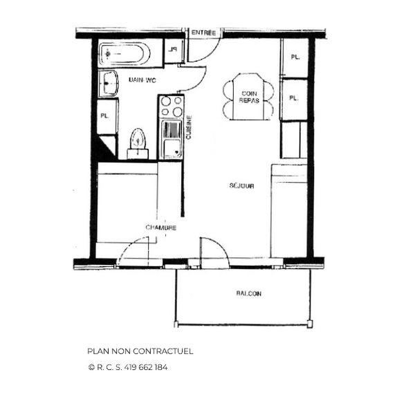 Appartements Necou - Les Menuires Reberty 2000