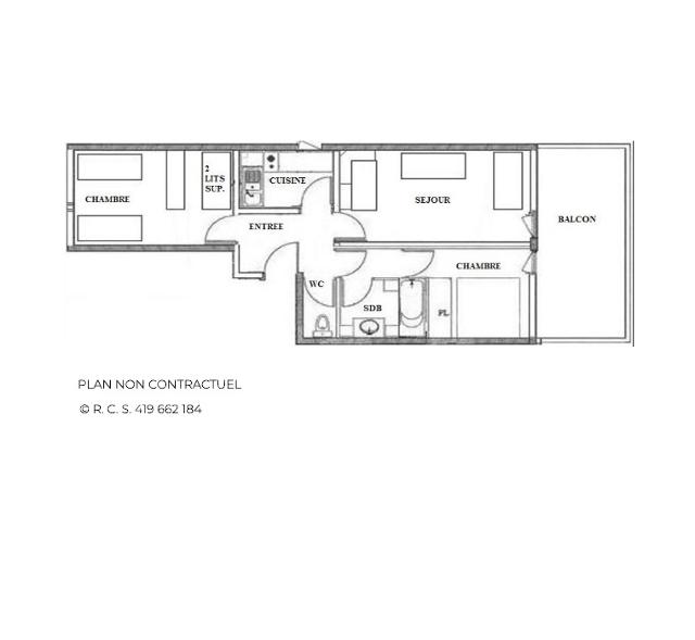 Appartements Vanoise - Les Menuires Croisette