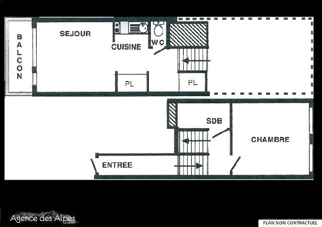 Appartements Lauzes - Les Menuires Croisette