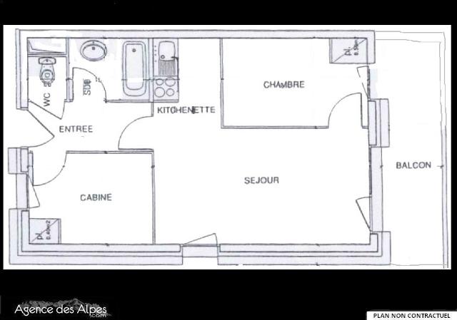Appartements Valmont - Les Menuires Bruyères