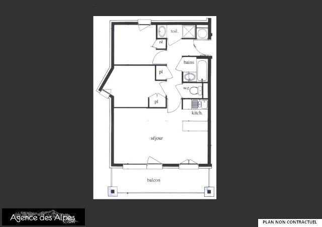 Appartements Bosson - Les Menuires Reberty 1850