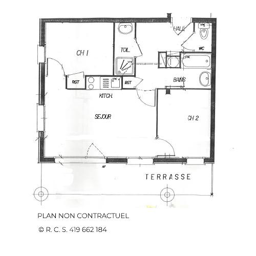 Appartements Courmayeur - Les Menuires Reberty 1850