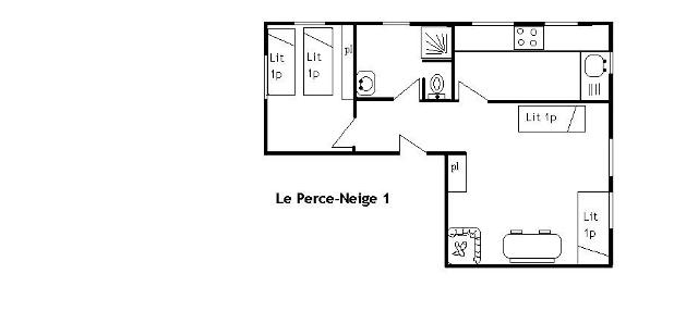 Appartements Perce Neige d'en Haut - Méribel Centre 1600