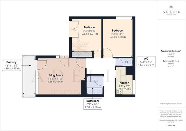 Appartement Horizon 1850 HRZ38 - La Rosière
