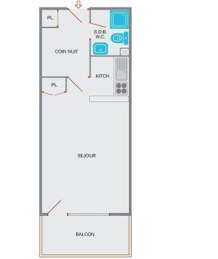 Appartement Venay 2 CH430-1I - Le Grand Bornand