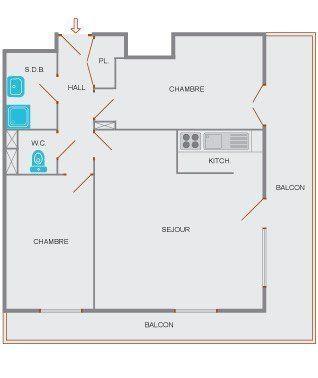 Appartement Bellachat GB170-2L - Le Grand Bornand