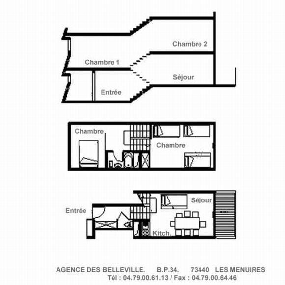 travelski home choice - Flats NANT BENOIT - Les Menuires Brelin